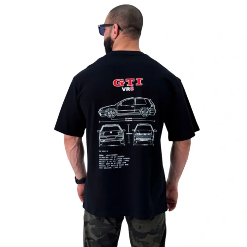 GTI Oversize T Shirt رجالي قطن 100% كومبكت  بأعلي الخامات الفطنية المصرية التي تشعرك دائما بالراحة من CROO لقدرتها علي أمتصاص العرق بدون أي مضايقات لكونها قطن مصرى 100%​ تسوق منتجات VW