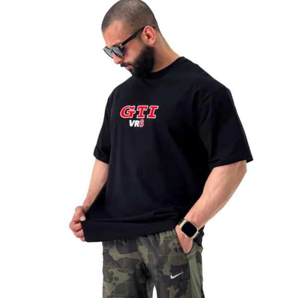 GTI Oversize T Shirt رجالي قطن 100% كومبكت  بأعلي الخامات الفطنية المصرية التي تشعرك دائما بالراحة من CROO لقدرتها علي أمتصاص العرق بدون أي مضايقات لكونها قطن مصرى 100%​ تسوق منتجات VW