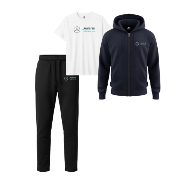 Mercedes Hoodie Zipper Set