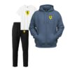 Ferrari Hoodie Zipper Set