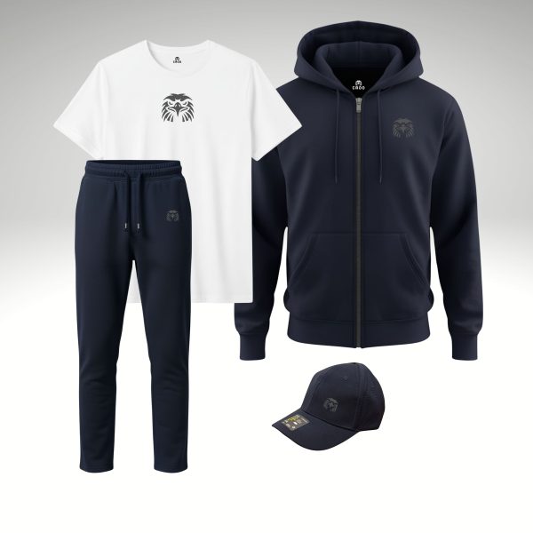 CROO Hoodie Zipper Set