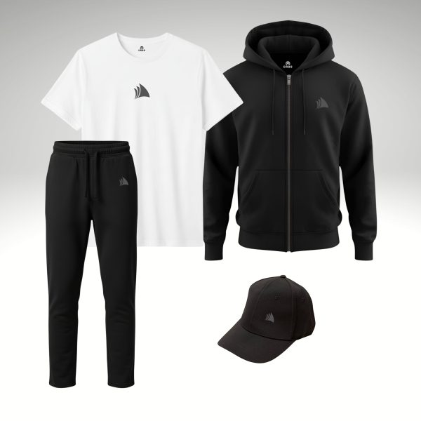 CROO Wave Sail Hoodie Zipper Set